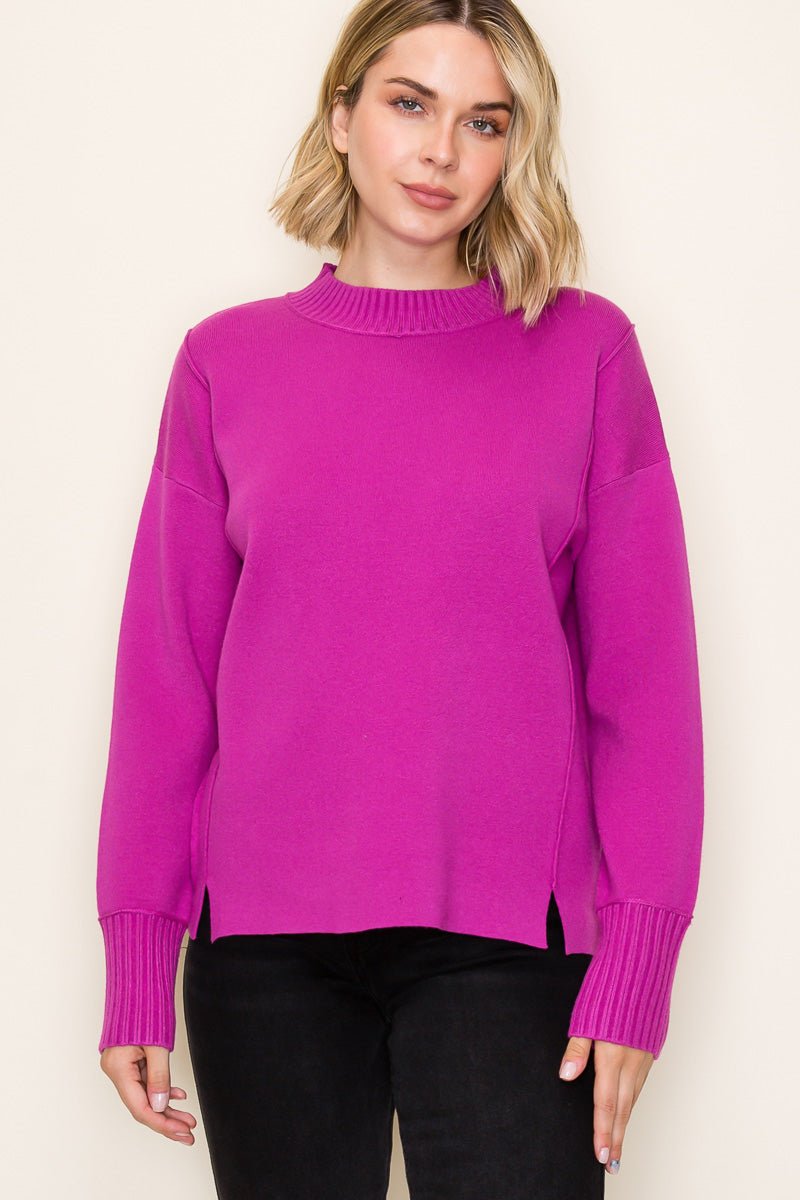 Cora Cozy Lightweight Sweater Top - 3 colors! - The Nines