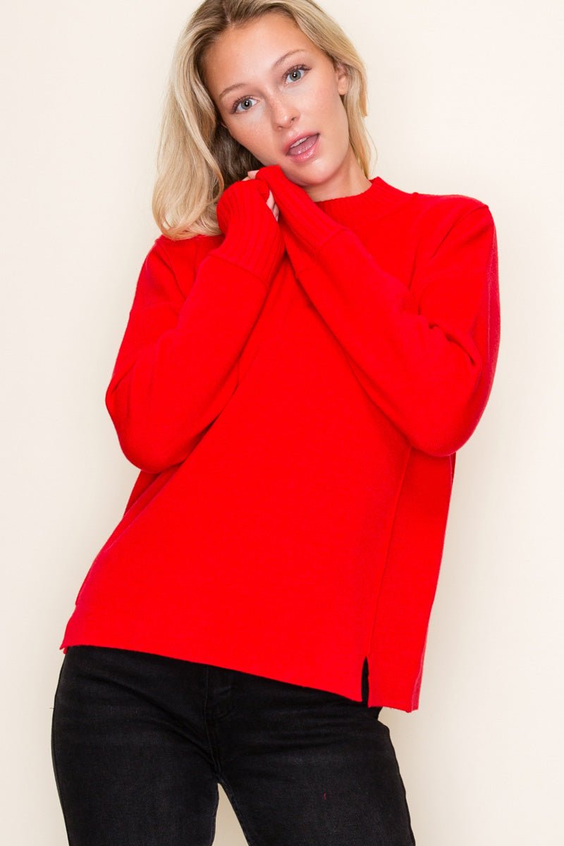 Cora Cozy Lightweight Sweater Top - 3 colors! - The Nines