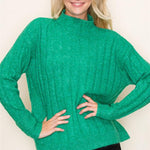 Green Wide Ribbed Sweater - The Nines
