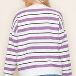 Sadie Striped Pullover - 2 Colors! - The Nines