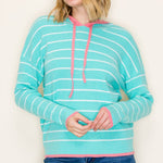Somerset Striped Hooded Pullover - 2 Colors! - The Nines
