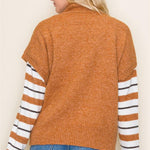 Mariah Mock Neck Sweater Vest - 2 Colors! - The Nines