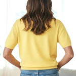 Madison Short Sleeve Lightweight Sweater Top - 2 Colors! - The Nines
