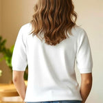 Madison Short Sleeve Lightweight Sweater Top - 2 Colors! - The Nines