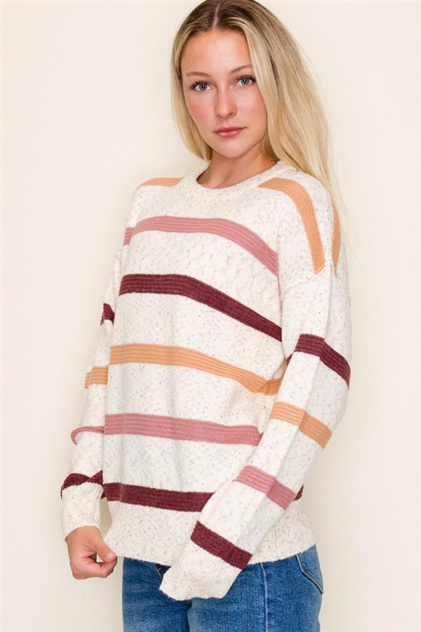 Striped Confetti Sweaters - 2 colors! - The Nines