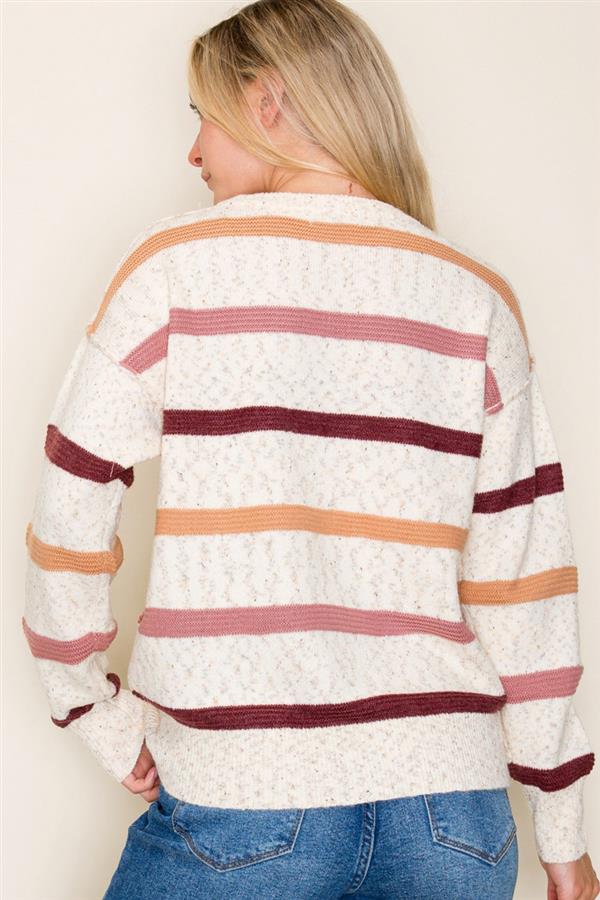Striped Confetti Sweaters - 2 colors! - The Nines