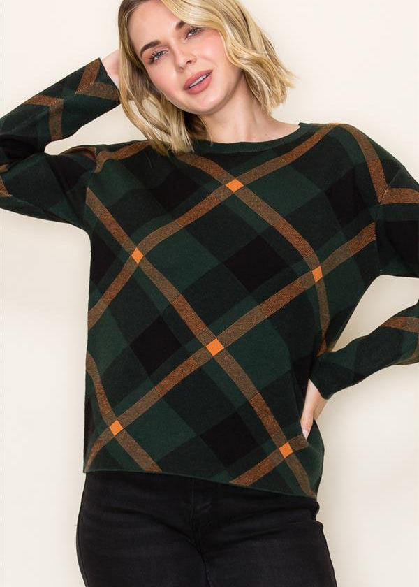 Plaid Sweater - 3 colors! - The Nines