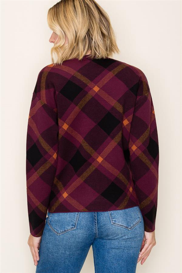 Plaid Sweater - 3 colors! - The Nines