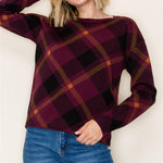 Plaid Sweater - 3 colors! - The Nines
