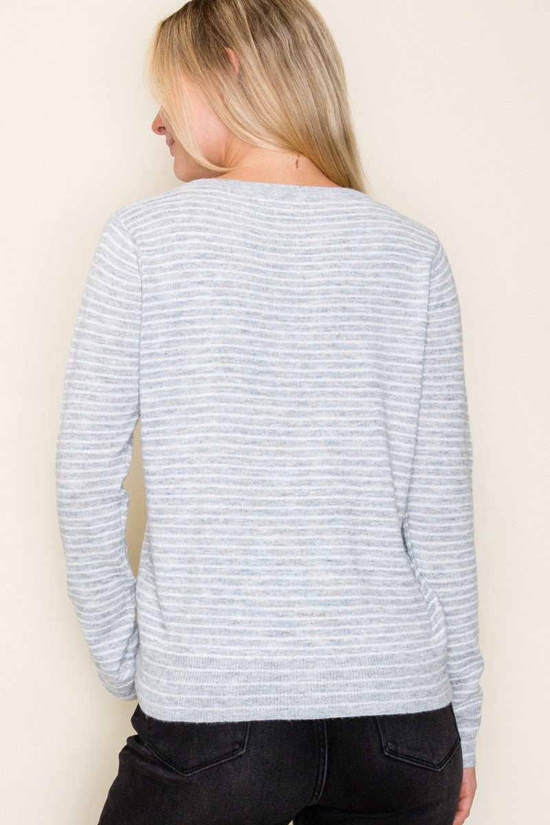 Lightweight Pinstriped Pullover - 2 Colors! - The Nines
