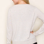 Lightweight Pinstriped Pullover - 2 Colors! - The Nines