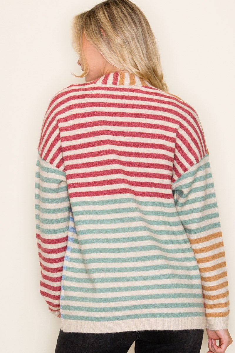 Sophia Striped Cardigan - 2 colors! - The Nines