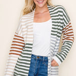 Sophia Striped Cardigan - 2 colors! - The Nines