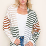 Sophia Striped Cardigan - 2 colors! - The Nines