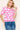 Lovely Pink Short Sleeve Heart Sweater