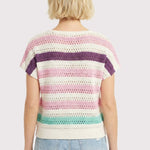 Crochet Pink & Purple Top - The Nines
