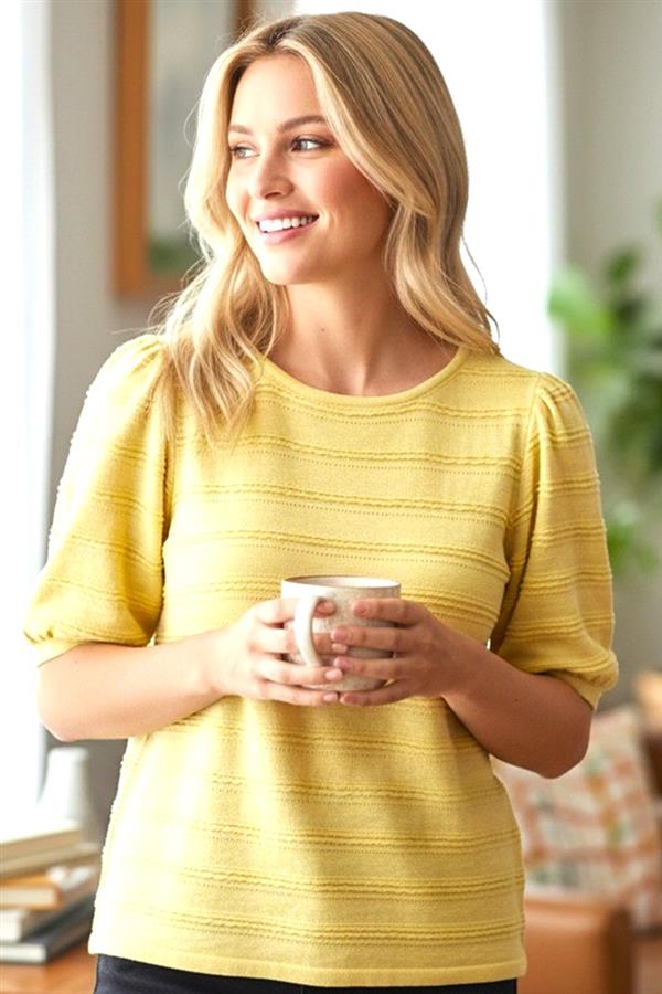 Lightweight Short Sleeve Sweater Tops - 3 Colors! - The Nines