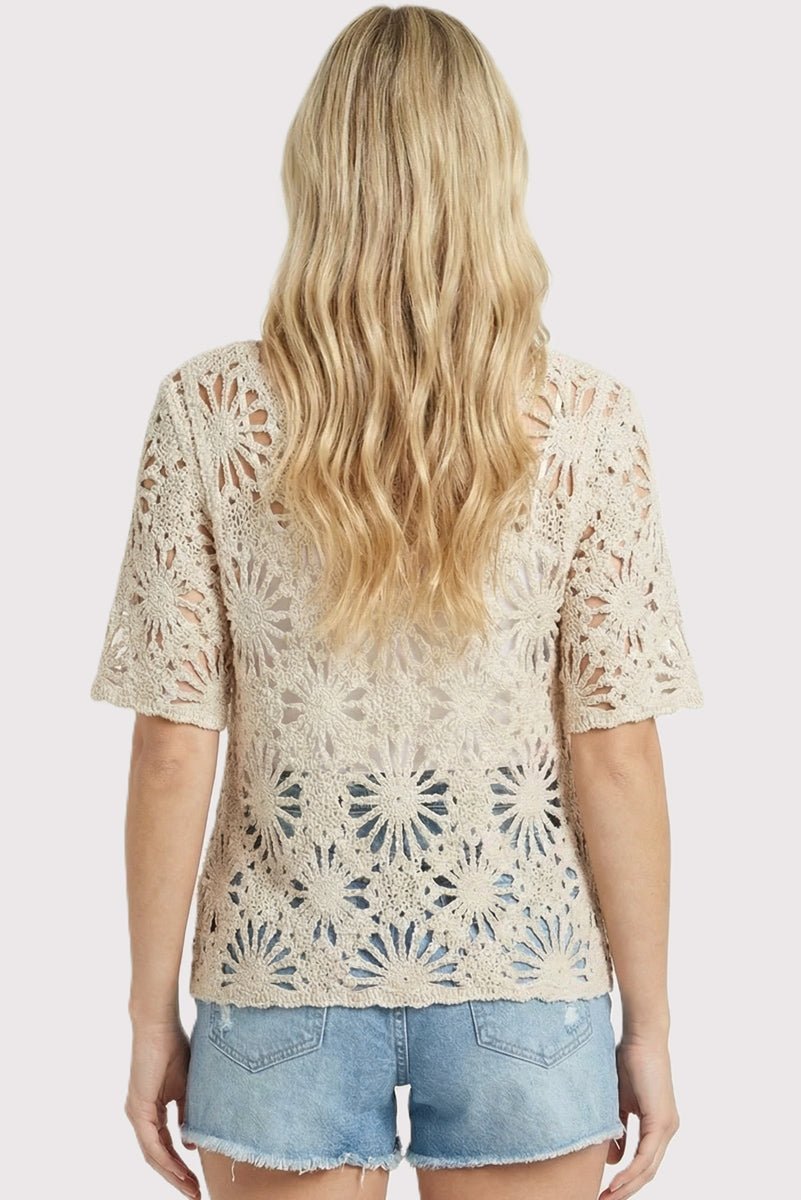 Caroline Crochet Top - 2 Colors! - The Nines