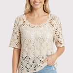 Caroline Crochet Top - 2 Colors! - The Nines