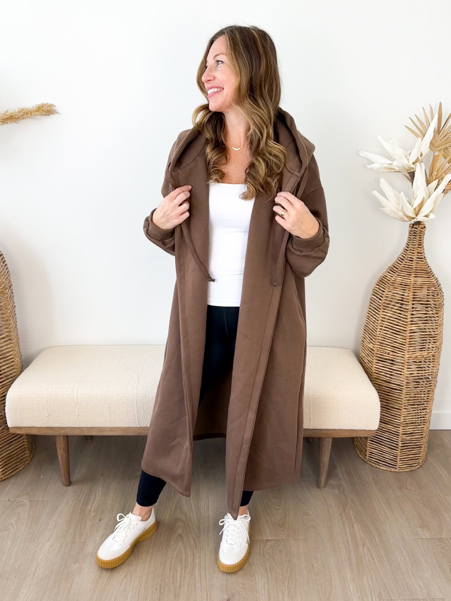 The After Hours Hooded Coat - 3 colors! - The Nines