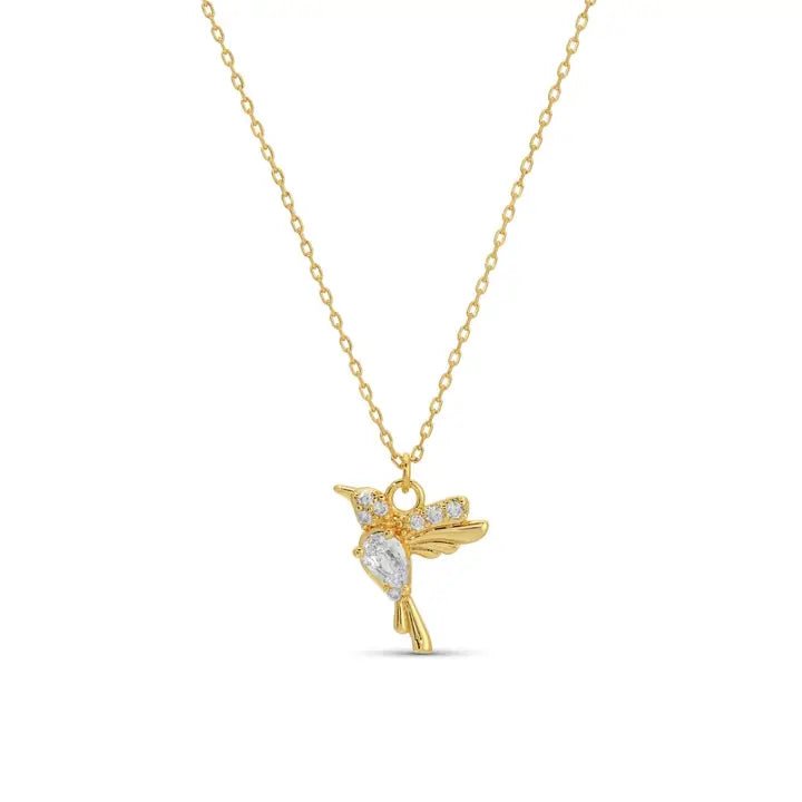 Hummingbird Pendant Necklace - The Nines