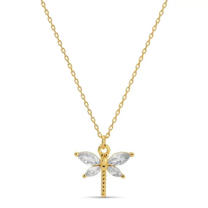 Dragonfly Pendant Necklace - The Nines