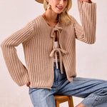 Solid Sweater Bow Tops - 2 Colors! - The Nines