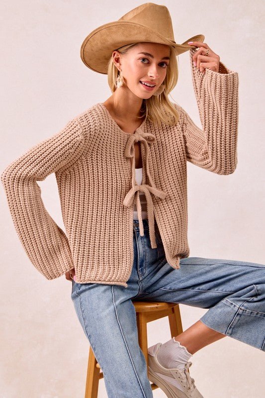 Solid Sweater Bow Tops - 2 Colors! - The Nines
