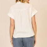 Fresh White Gauze Short Sleeve - The Nines
