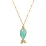 Fish Pendant Necklace - The Nines