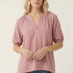 Drew Split Neck Top - 2 Colors! - The Nines