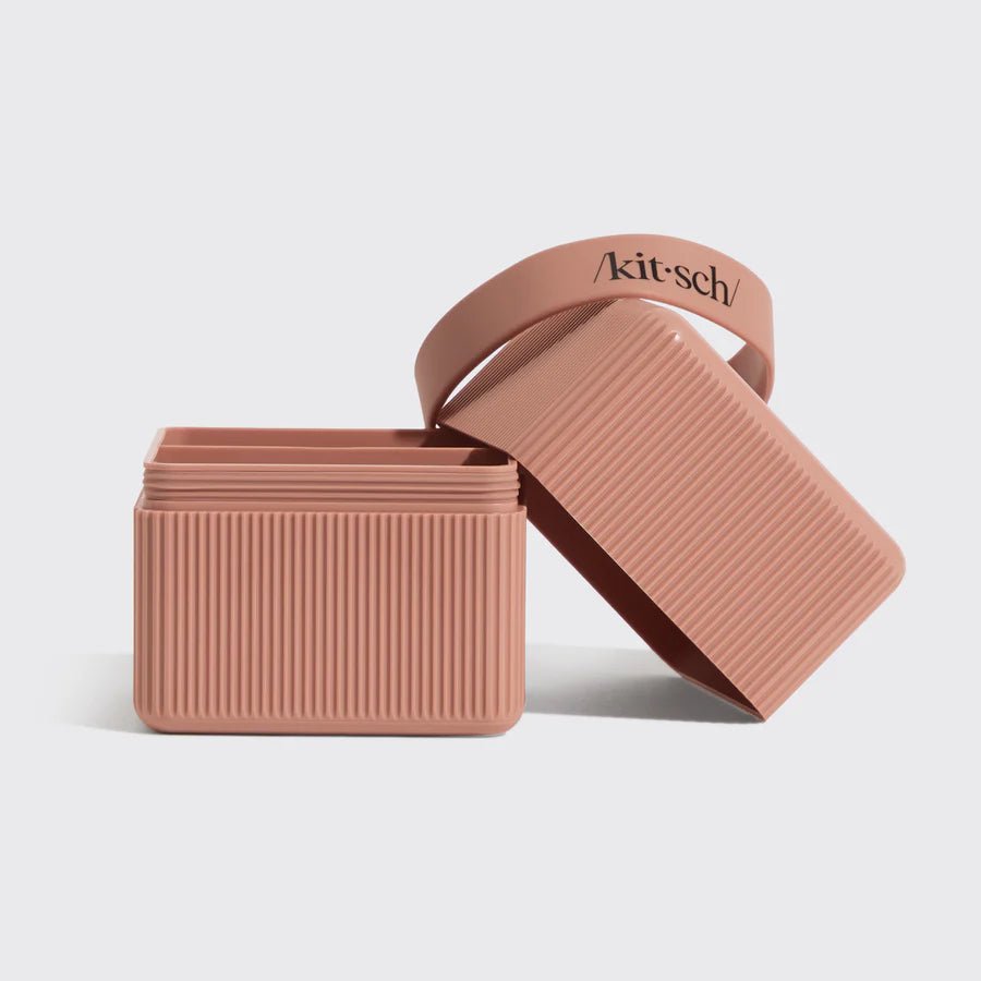 2 - Compartment Travel Case - Terracotta - The Nines