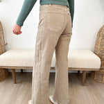 Meg High Rise Wide Leg Side Panel Jean - The Nines