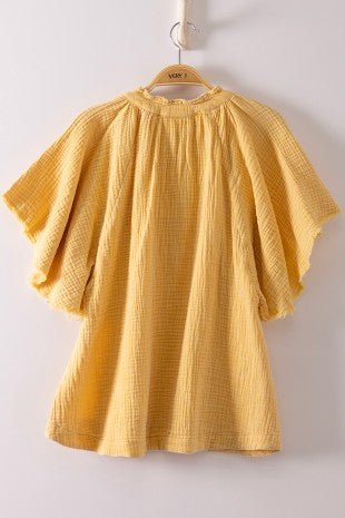 Washed Gauze Tops - 2 Colors! - The Nines