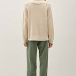 Waffle Snap Button Sweater - 2 Colors! - The Nines