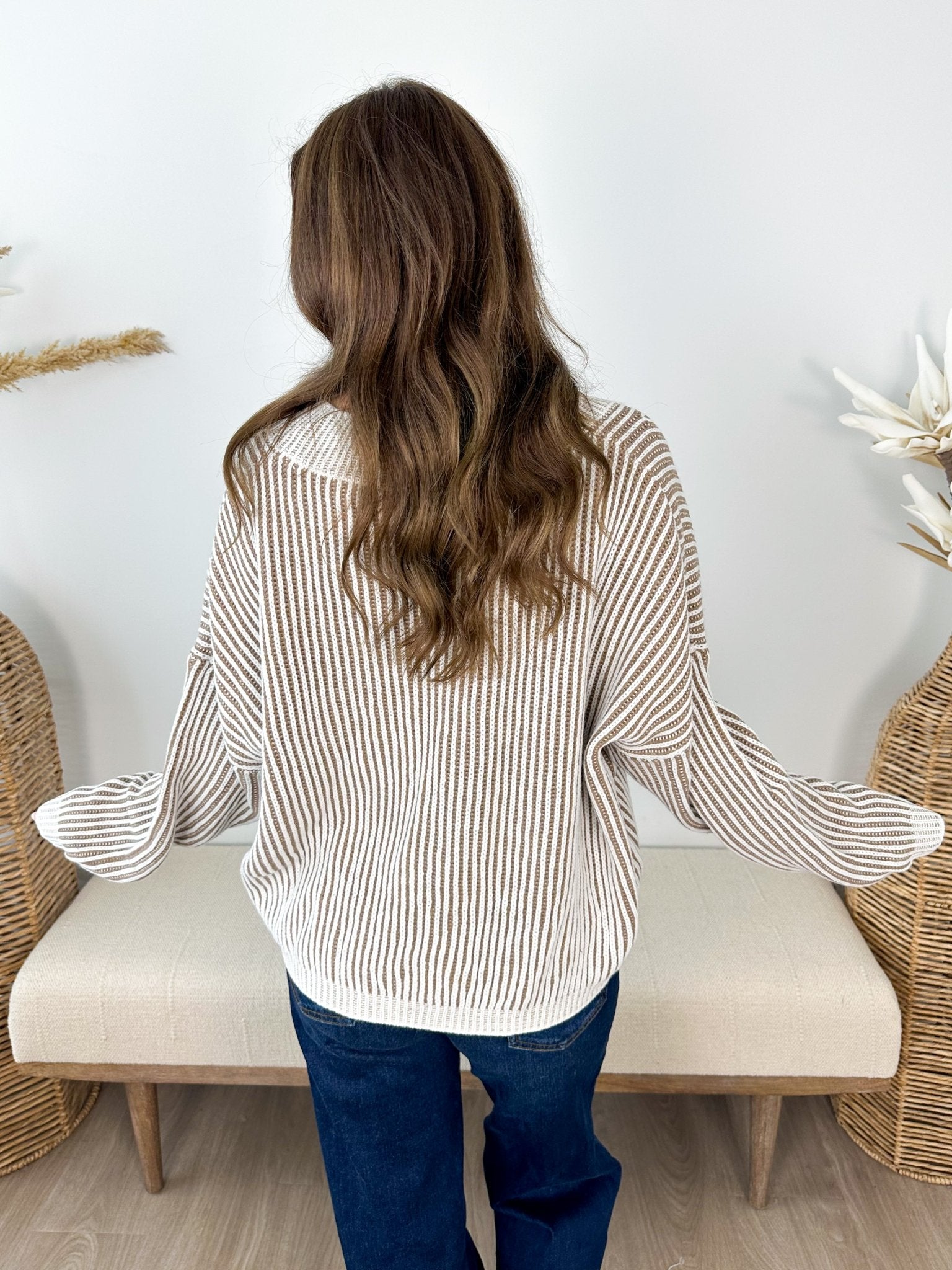 Slow Morning Striped Sweater - 2 colors! - The Nines