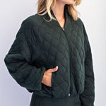 Quilted Bomber Jacket - 4 colors! - The Nines