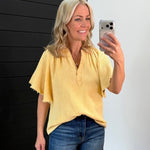 Washed Gauze Tops - 2 Colors! - The Nines