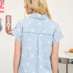 Denim Star Button Down - The Nines