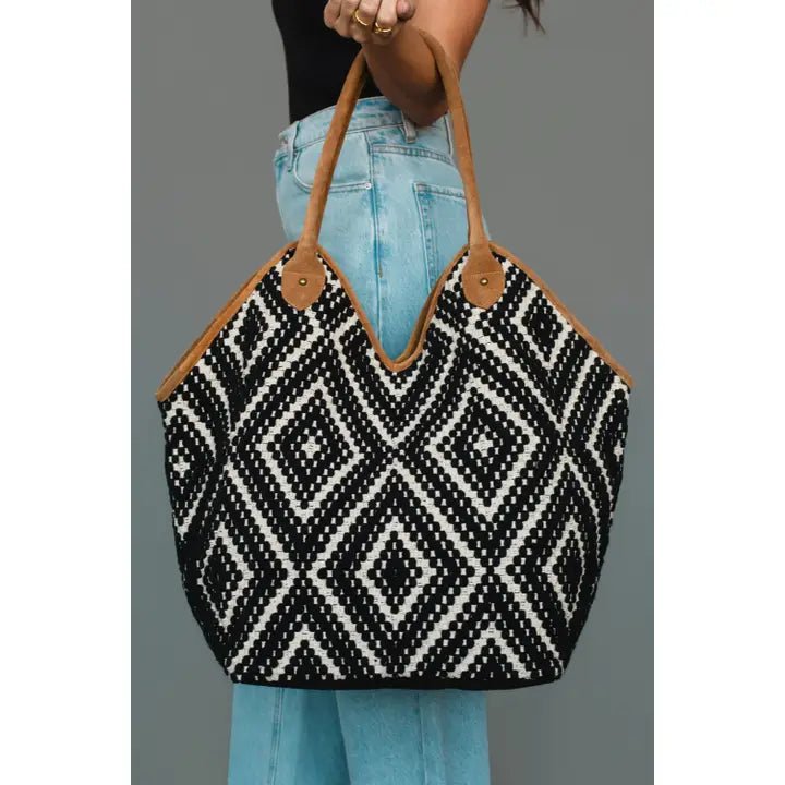 Diamond Pattern Tote - 3 colors! - The Nines