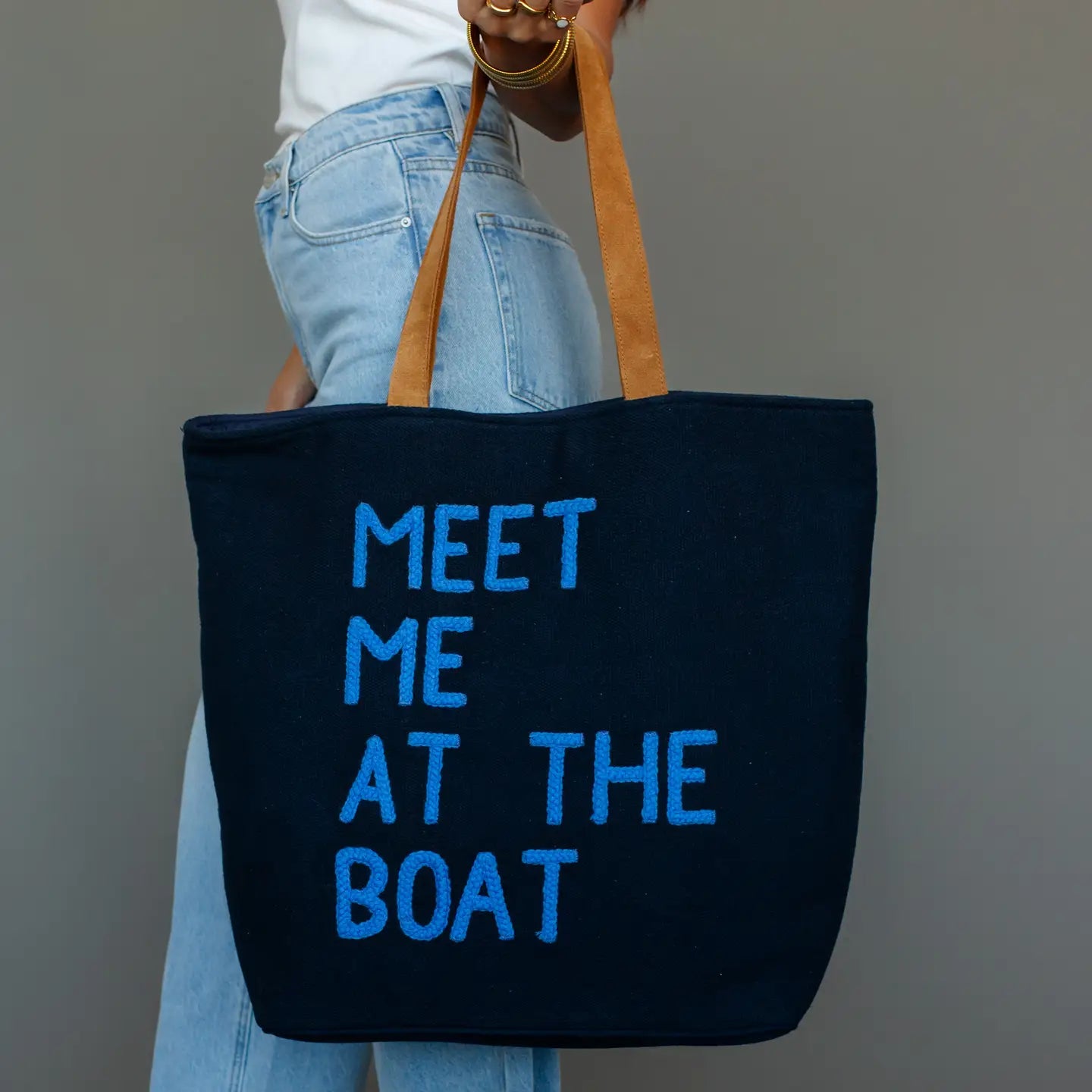 "Meet Me At The Boat" Tote Bag - The Nines