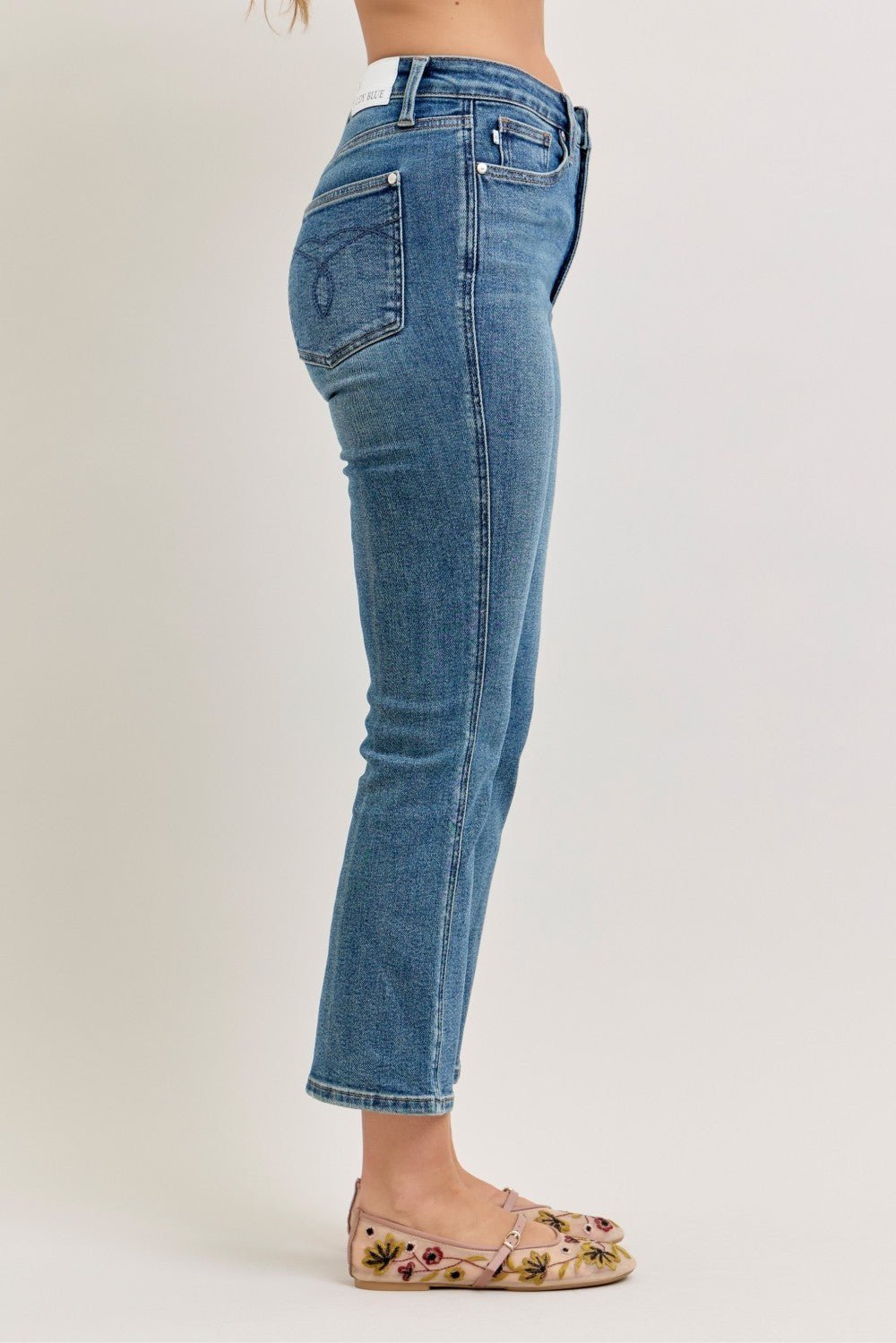 Judy Blue Kick Flare Capri Jean - The Nines