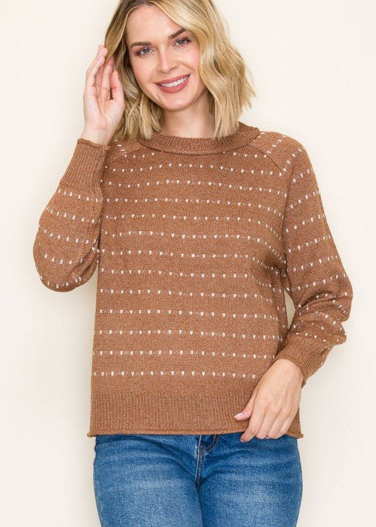 Dotted Camel Sweater - The Nines