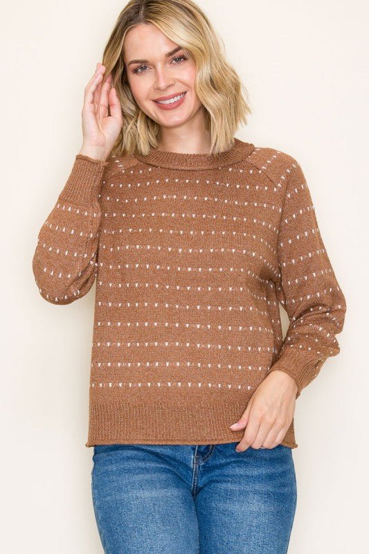 Dotted Camel Sweater - The Nines