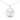 Flower Circle Necklace - Silver - The Nines