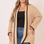 Taupe & Black Cardigan - The Nines