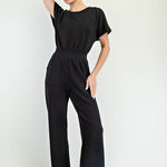 Scuba Short Sleeve Jumpsuit - The Nines