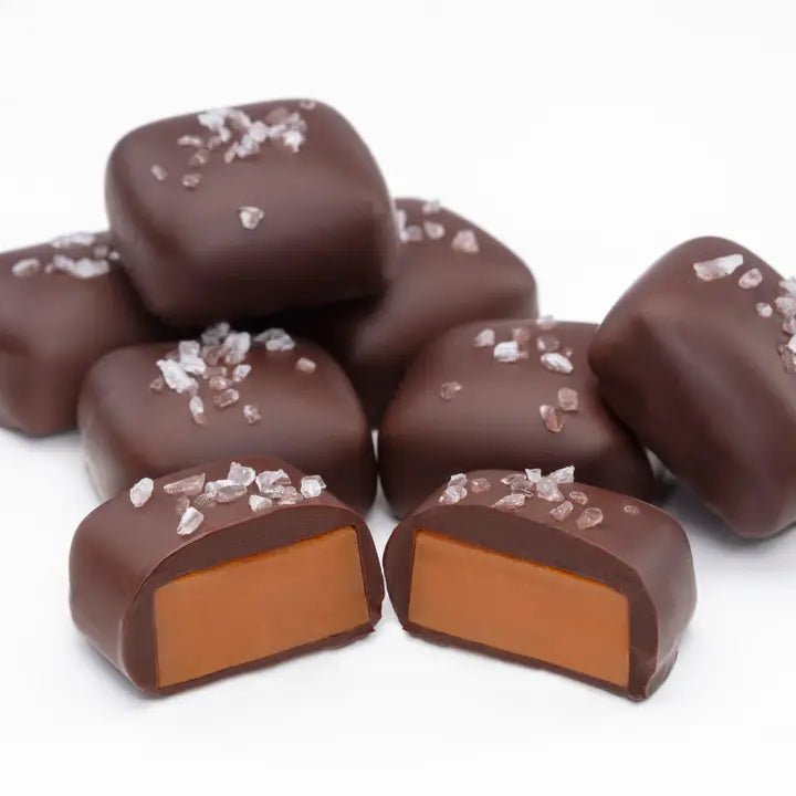 Annie B's Chocolate Covered Sea Salt Caramels - The Nines
