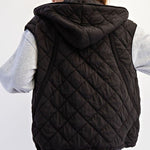 Rae Mode Quilted Hoodie Vest - 3 Colors! - The Nines