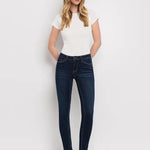 Lovervet Midrise Ankle Skinny Jeans - The Nines